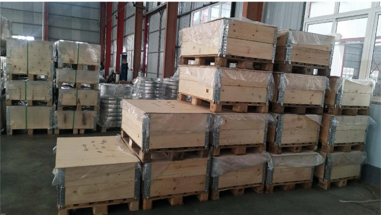 Fumigate Plywood wood pallet or case for standard flange and non-standard flange